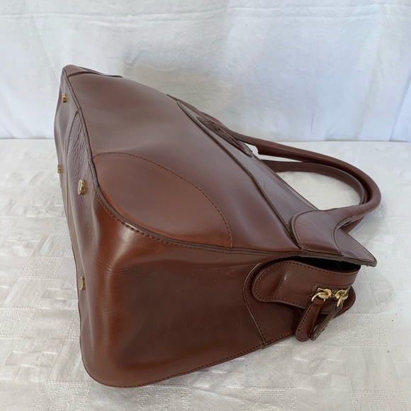 THALE BLANC Cheetah Front Logo Brown Leather - Picture 5 of 8